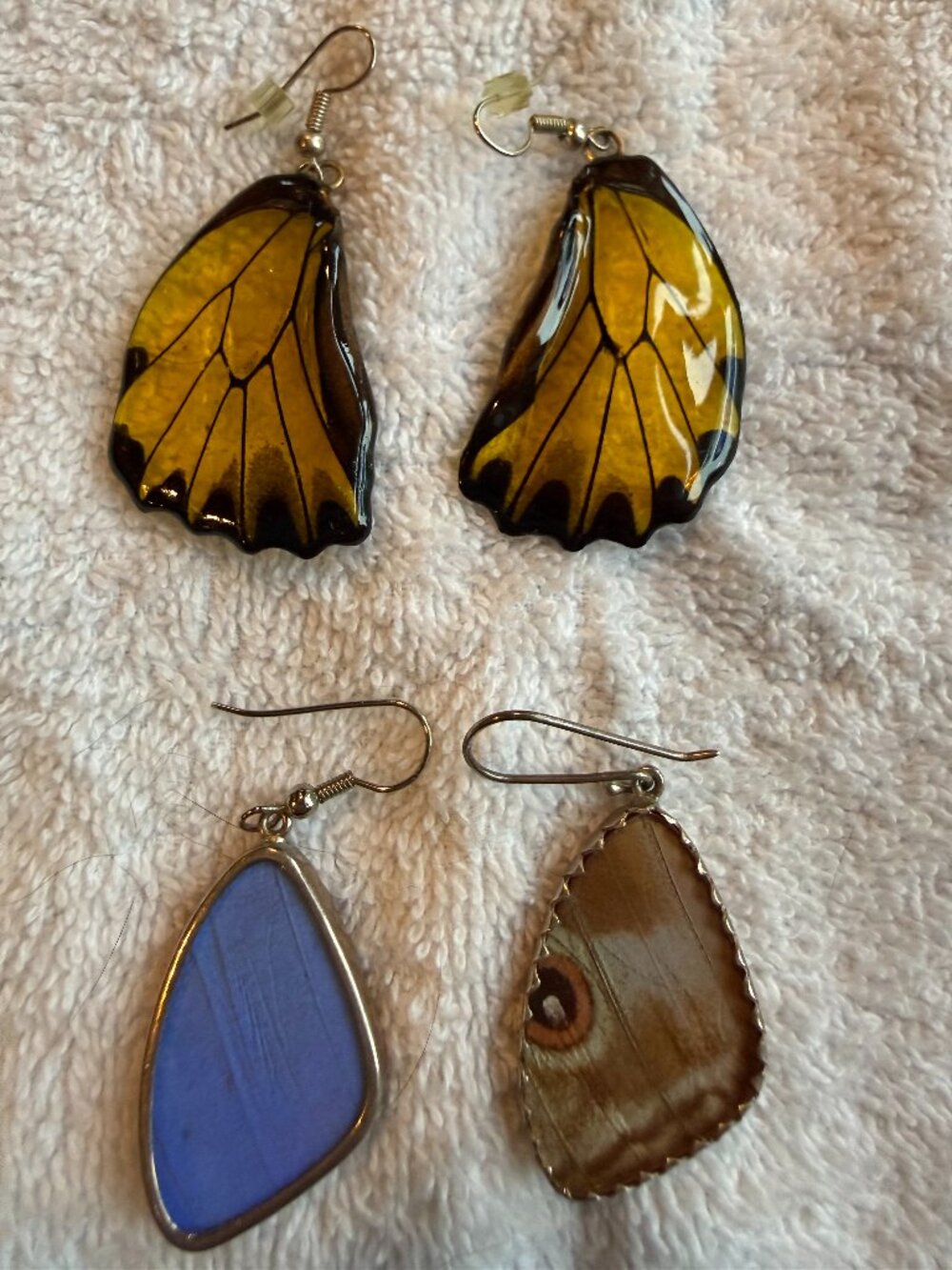 Butterfly wing earrings